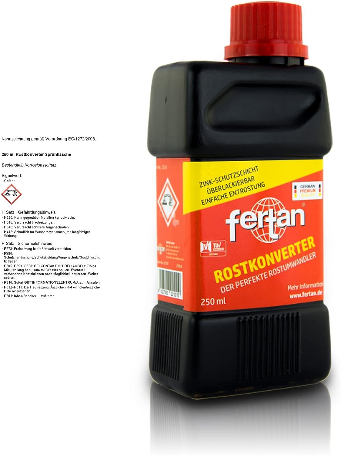 2x 250 ml Rostumwandler FERTAN Rostkonverter 22201