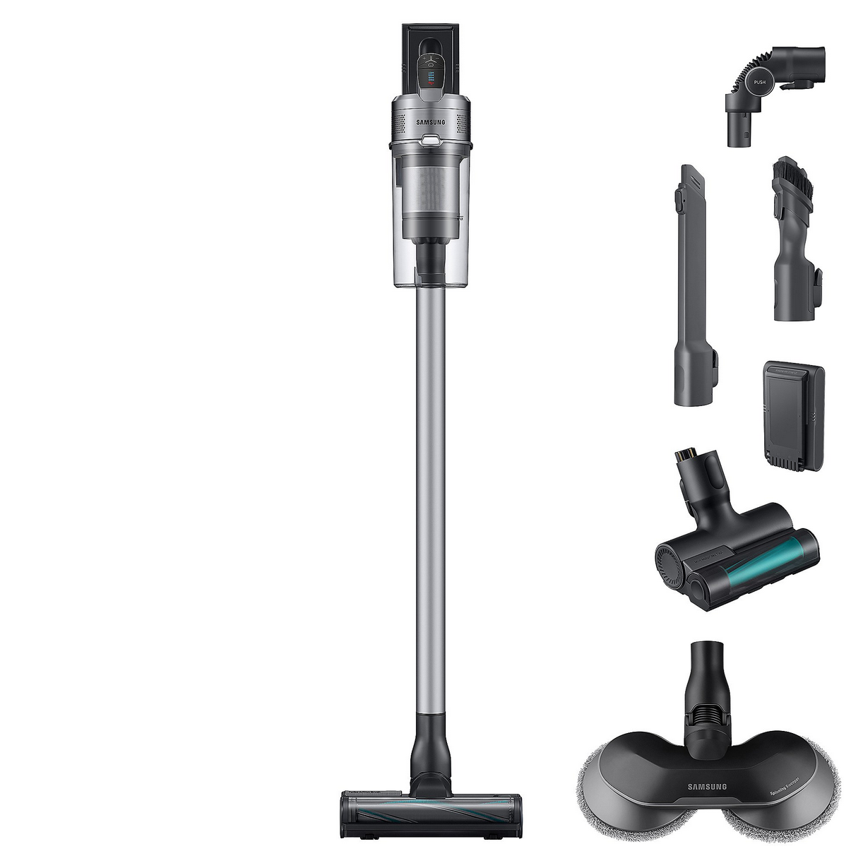 wet&dry SAMSUNG Akku-Staubsauger 60min :: VS20T75D5T5 Jet zu Wischfunktion Laufzeit Hotdeals inkl. 75 bis