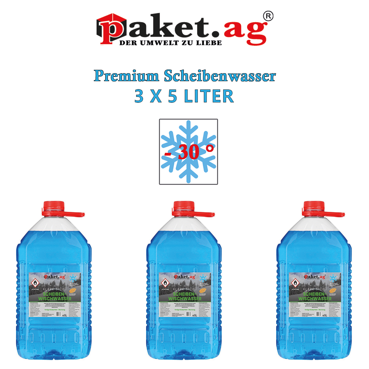 Frostschutzmittel Scheibenwaschanlage (-30 Grad) - 2,3 Liter