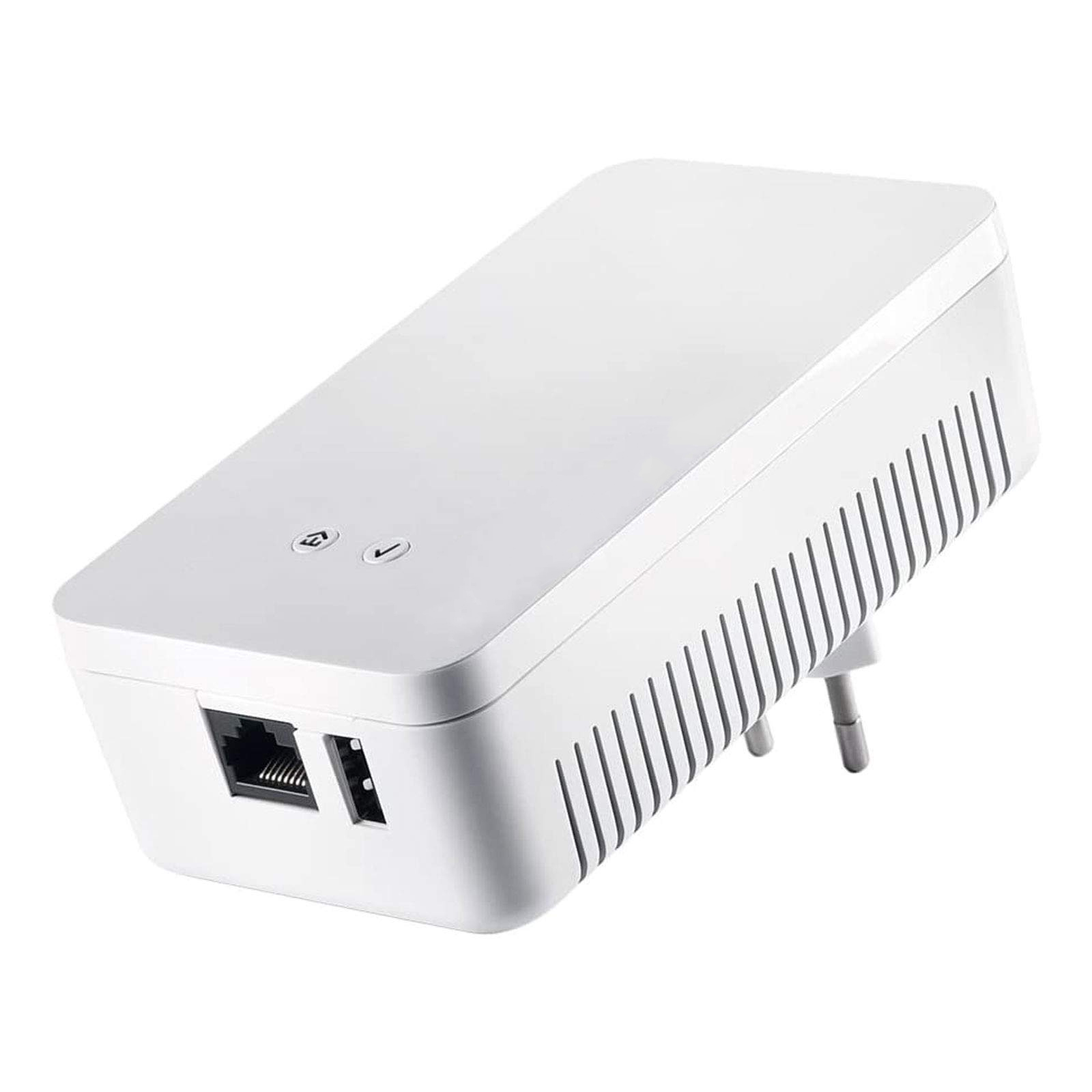 ​Devolo Powerline Adapter für Netzwerkverbindung über das Stromnetz  PowerLine 500 Mbit/s / LAN 100Mbit/s