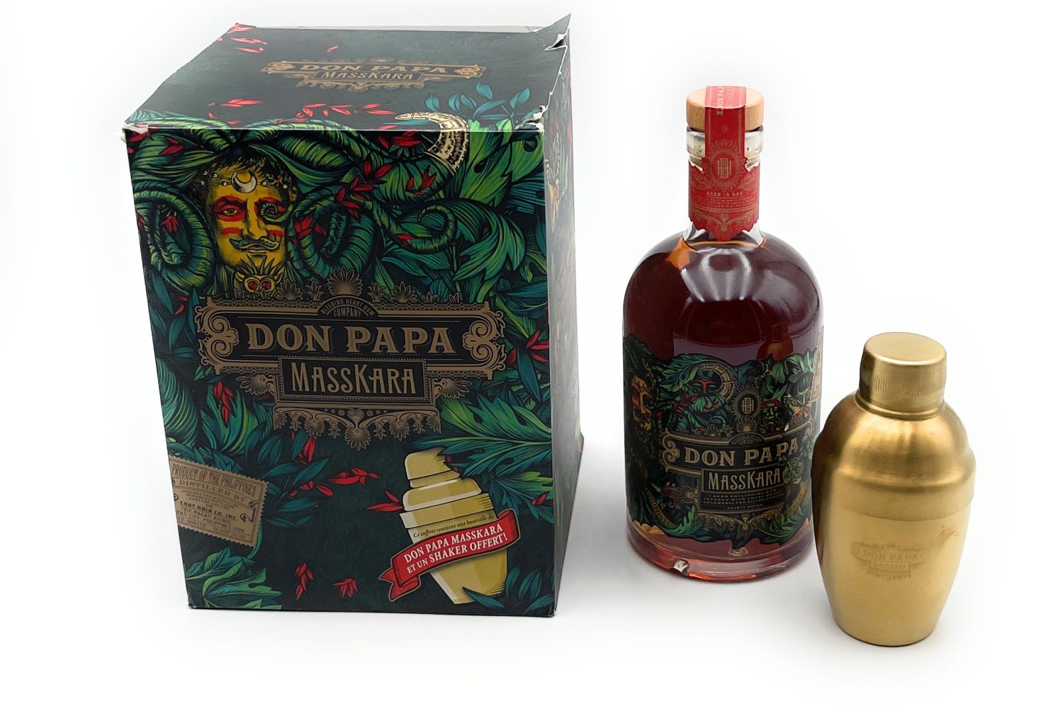 Don Papa 7 ans Coffret Shaker 40°