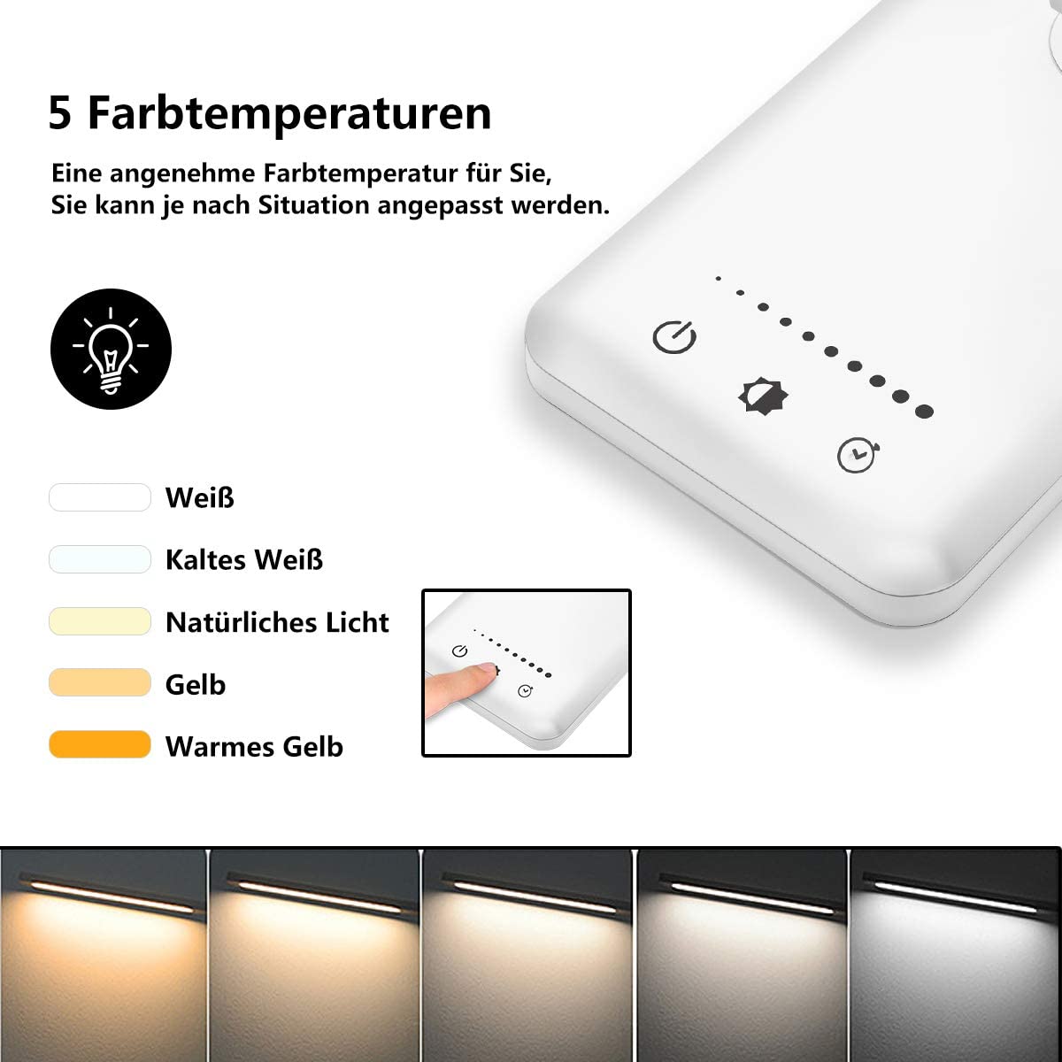 Kinder, Silver Smartphones Leselicht QM019, Dimmbare des LED Tischleuchte für Hotdeals SLATOR für Schreibtischlampe 10 :: Aluminium, Aufladung USB-Anschluss Nachttischlampe Farb Leser, und 5 Helligkeitsstufen