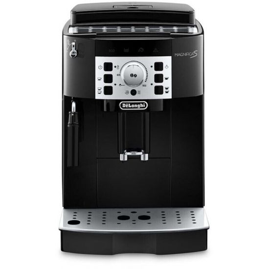  De'Longhi Magnifica Start ECAM222.20.B, Kaffeevollautomat mit  Milchaufschäumdüse, für Cappuccino, mit Espresso-Direktwahltase und 2x  Espresso Funktion, 13-stufiges Kegelmahlwerk, 1450 W, Schwarz